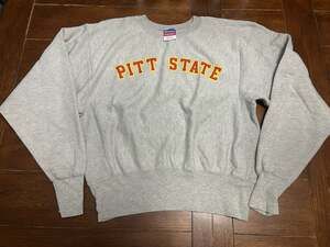 Champion Reverse Weave Pittsburg State Gorillas Crewneck Sweatshirt Medium Grey